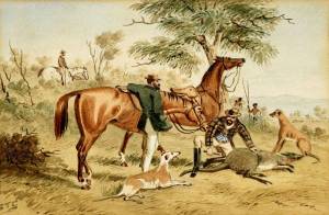 Kangaroo Hunt c 1840