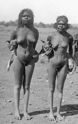 Aboriginal Women with Dingos